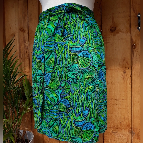 Vintage Janzen Swim Suit Skirt Beach Vacation Cover Up - Picture 2 of 7